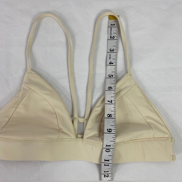 NWT Hurley Women's Large Quick Dry Bralette Surf Bikini Top Cream Straps New - Picture 9 of 15